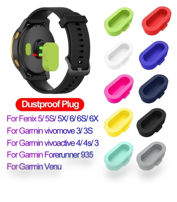 Soft Smart Watch Charging Port Silicone Antidust Cover Case Dustproof Plug — Smartwatch Charging Solutions, pinxingwen