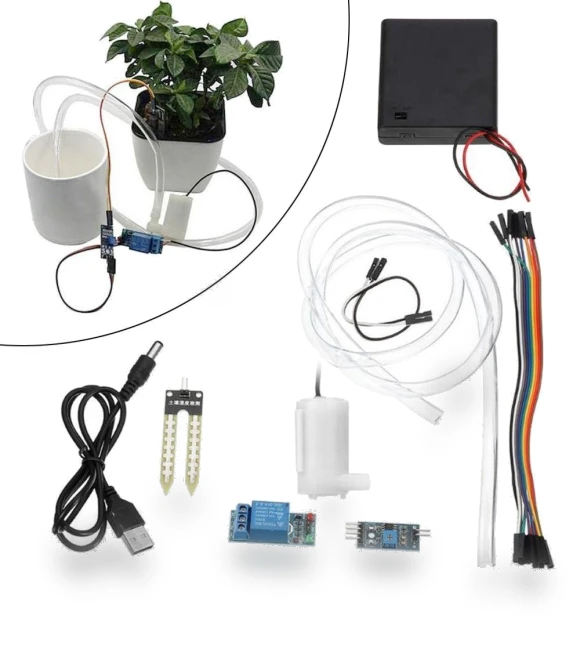Soil Moisture Sensor Pump Kits Irrigation System — Drip Kits, yuxuan21