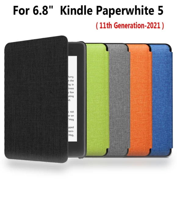 Ultra Slim Auto Wake/Sleep PU Leather Folio Case E-Reader Sleeve — Protective Cases, shihuaihuai