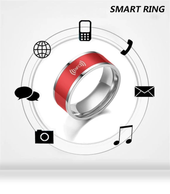Waterproof Intelligent NFC Finger Ring — Wearable Accessories, Liuun369