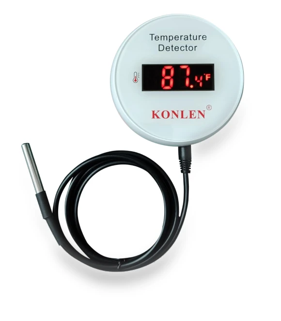 WiFi Temperature Sensor with External Probe Cable — Home Climate Control, Tuya