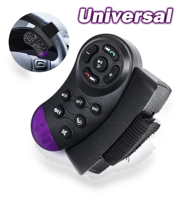 Wireless Remote Control Button Steering Wheel Switch Universal Controller — Accessories, muyao