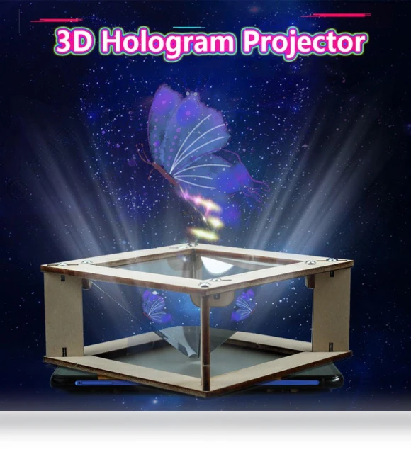 3D Holographic Projection Smartphone Hologram Projector — Interactive Learning Devices, qijuestate
