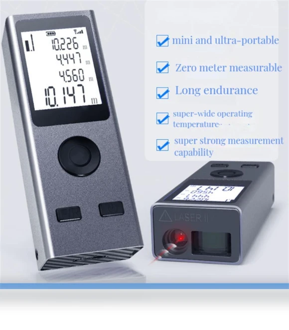 Distance Meter Handheld Measuring Device — Laser Distance Measuring Tools, Xuing364