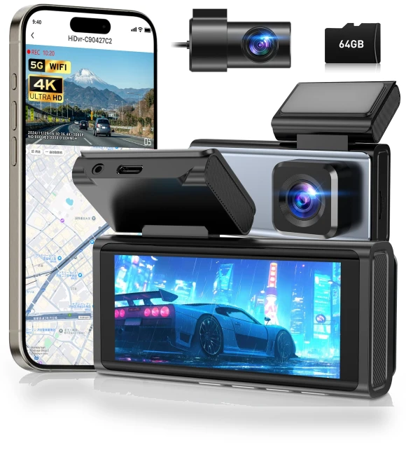 Drive Recorder Front and Rear Camera — Rearview Cameras for Cars, Aqielev