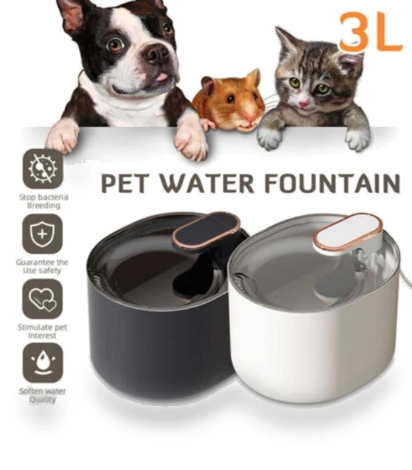 Large Capacity Automatic Pet Water Dispenser — Feeding Supplies, Musk