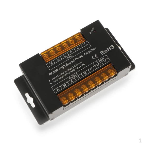 RGBW Amplifier Module LED Dimmer Controller — LED Strips, Colorful summer