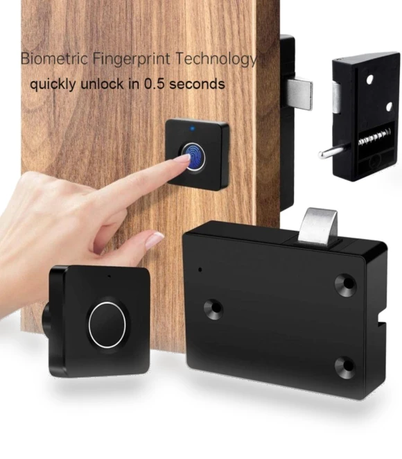 Smart Biometric Hidden Drawer Electronic Door Lock — Locks, keyuin
