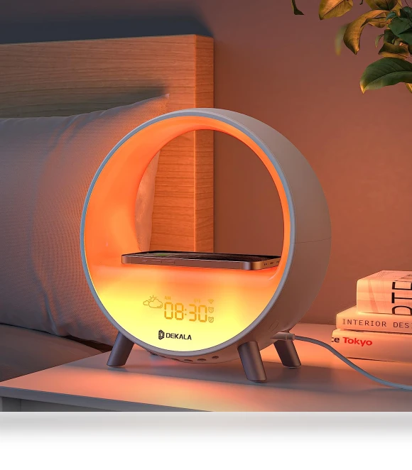 Sunrise Simulation LED Lamp with Bluetooth Speaker — Alarms & Clocks, Mary Von