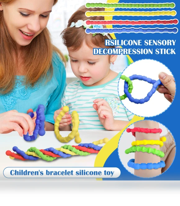 Textured Touch Bracelets — Blocks, Didadi 2