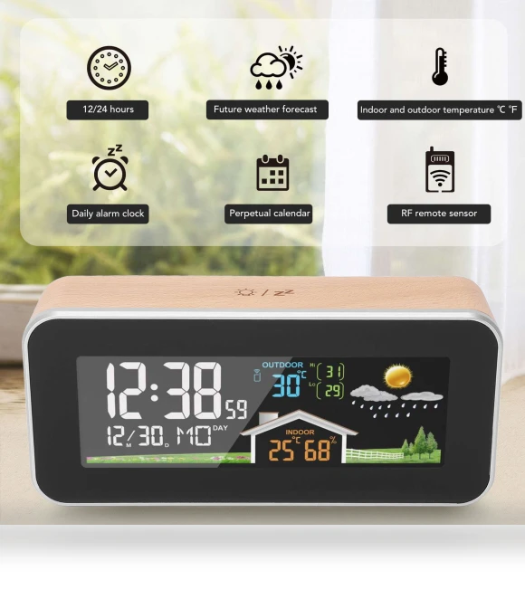 Weather Forecast Clock — Weather Monitoring Clocks, TaoPo Directs
