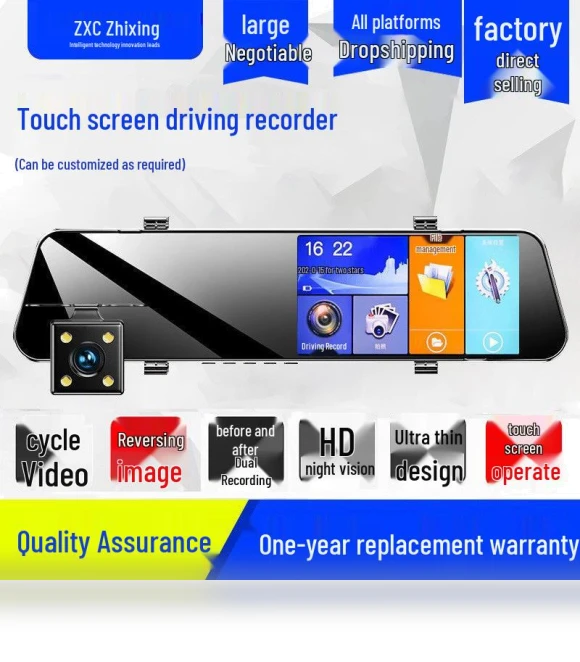 4.5-inch Touchscreen Dash Camera — Rearview Cameras for Cars, Discount Domain
