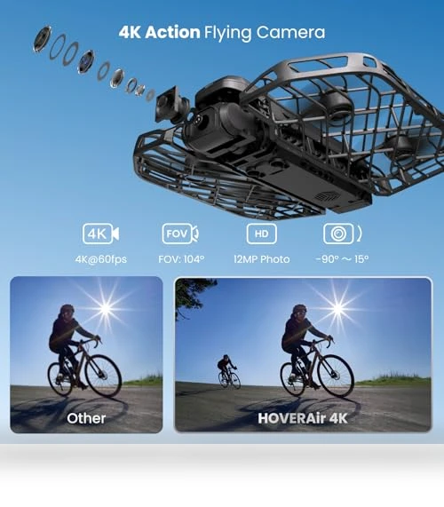 4K Action Flying Camera — Drones, HOVERAir