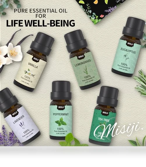 Aromatherapy Essential Oils Set — Scents, MISIJI