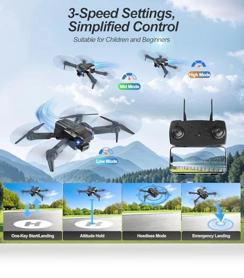 HD Camera Drone with Remote Control — Drones, QIDUHUQI