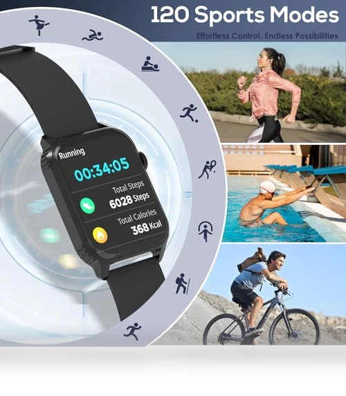 HD Smartwatch with 120 Sports Modes — Smartwatches, TRAUSI