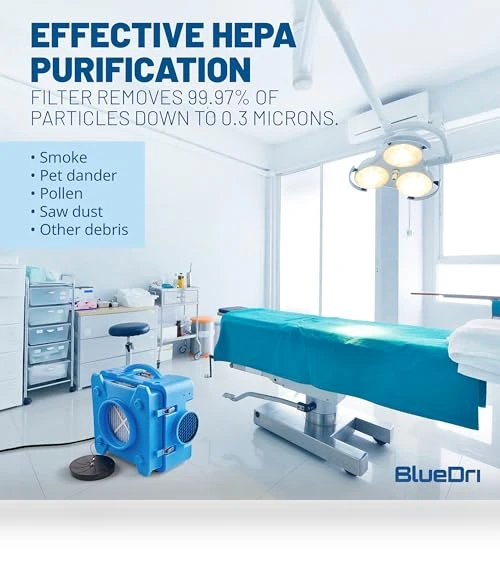 HEPA Air Scrubber — HVAC Filtration, BlueDri