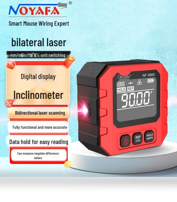 High Precision Digital Inclinometer and Multifunctional Laser Magnetic Level — Precision Measurement Tools, Discount Domain