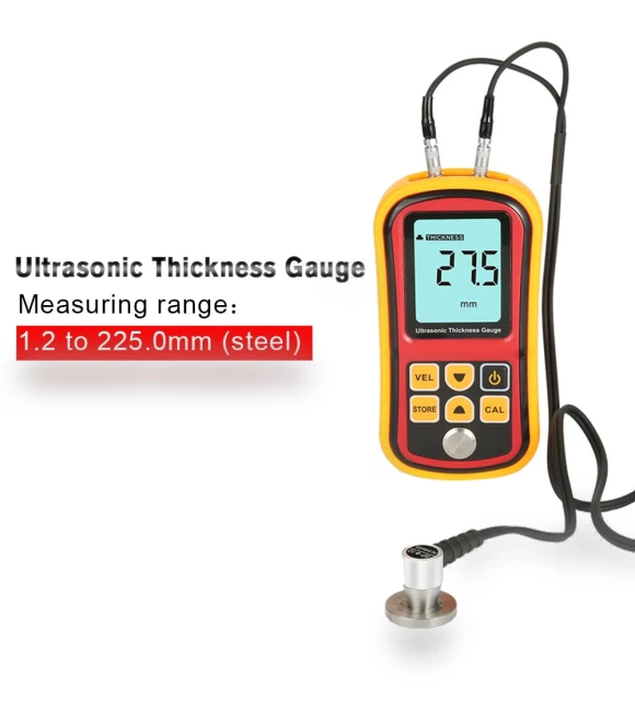 High-Precision Ultrasonic Thickness Gauge — Resistance Measurement Tools, Discount Domain