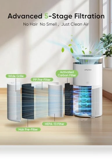 Large Room Air Purifier — HEPA Air Purifiers, Dhyala