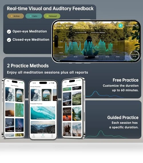 Meditation Headband with Real-Time Feedback — Arm & Wrist Wearables, SereniBrain