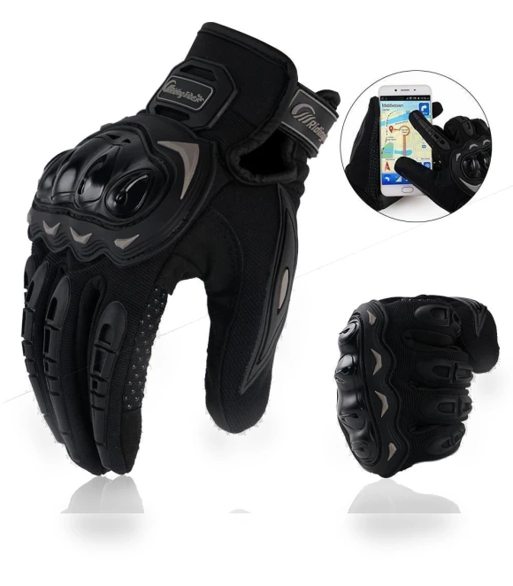 Motorcycle Gloves with Touchscreen — Gloves, Riding Tribe
