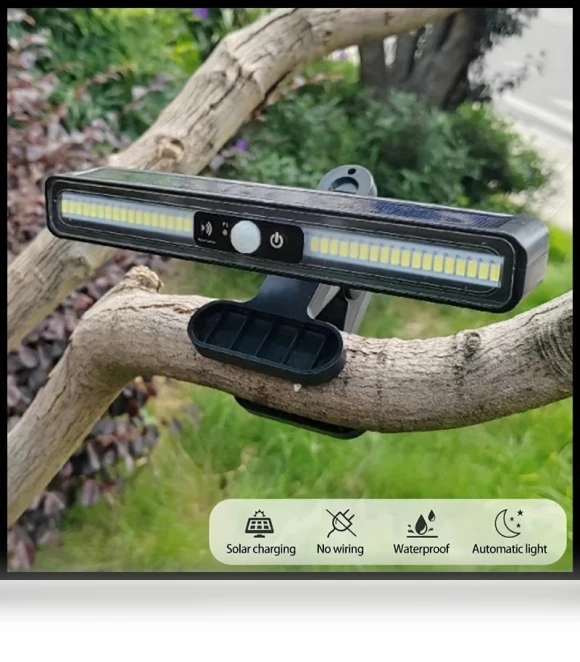 Outdoor Solar Motion Sensor Light — Outdoor Security & Flood Lighting, HappyhomeEE