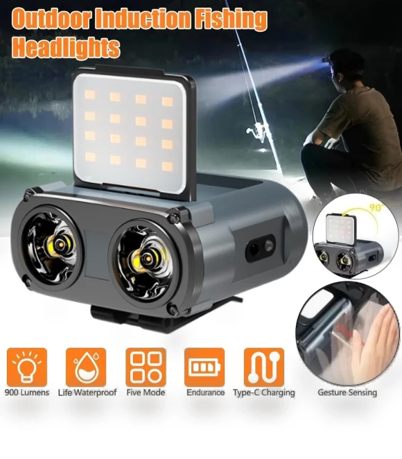 Rechargeable Sensor Headlamp — Flashlights, YWZT Outdoor LED Light