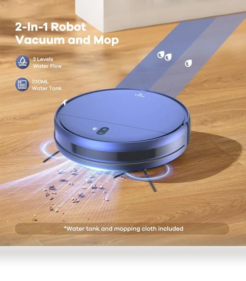 Robot Vacuum and Mop Combo — Smart Cleaning Robots, ZCWA
