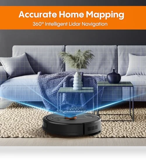 Robot Vacuum and Mop with Self-Emptying — Smart Cleaning Robots, eitton