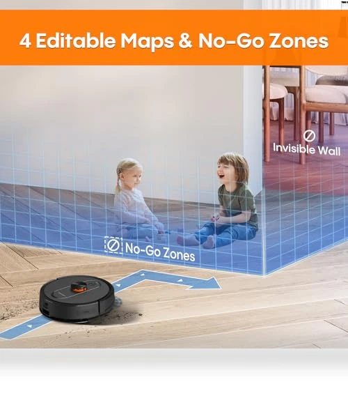 Robot Vacuum and Mop with Self-Emptying — Smart Cleaning Robots, eitton