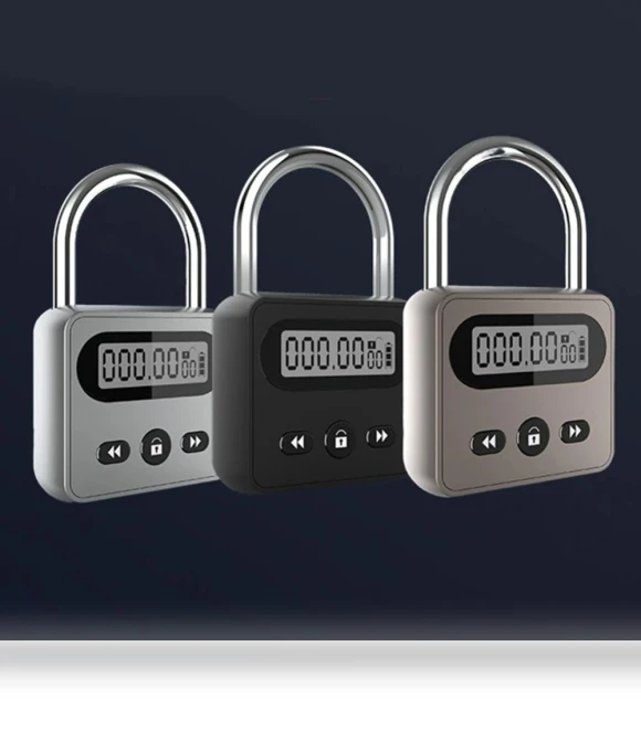Security Lock with LCD Display — Padlocks & Hasps, Teenyee