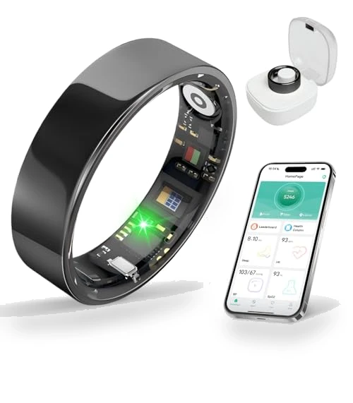 Smart Health Ring Fitness Tracker — Wearable Accessories, BIEMHA