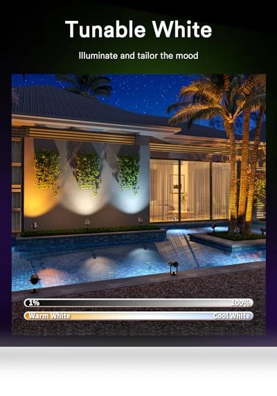 Smart Landscape Lights — Outdoor Security & Flood Lighting, Lumary