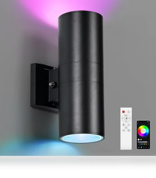 Smart Outdoor Wall Light — Garden Illumination, futxnziey