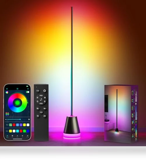 Smart RGB LED Corner Floor Lamp — Standing Lights, Keepsmile