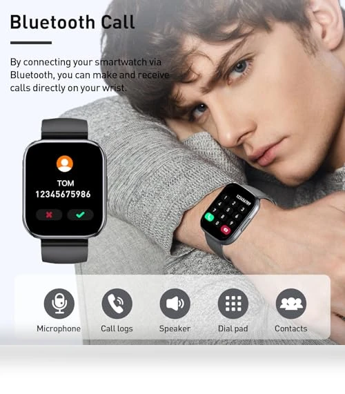Smart Watch with Bluetooth Calling — Smartwatches, Cillso