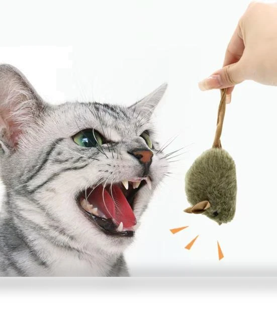 Squeaky Plush Mice for Cats — Mice & Animals, Pet park