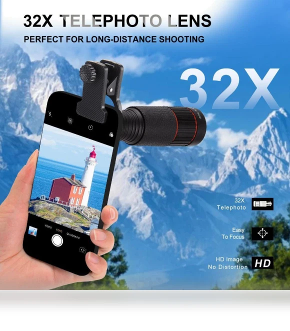 Telephoto Lens for Smartphone — Lens Attachments, Waxunrose