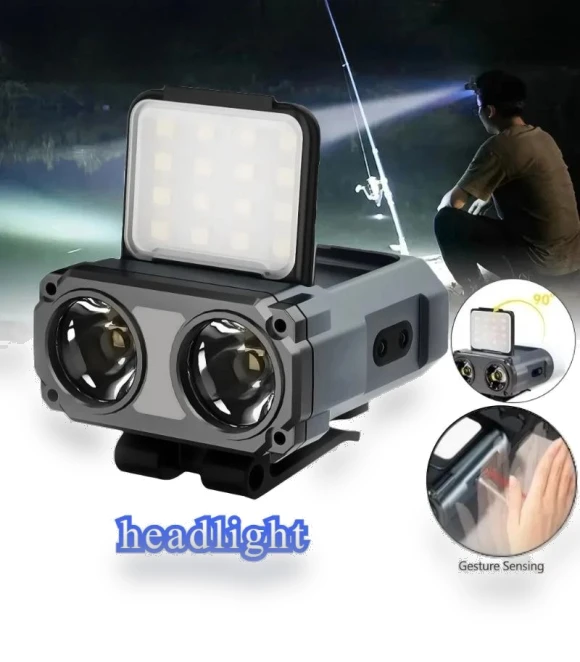 Ultra Bright Rechargeable Headlamp LED Sensor Head Torch — Flashlights, YH FlashLight