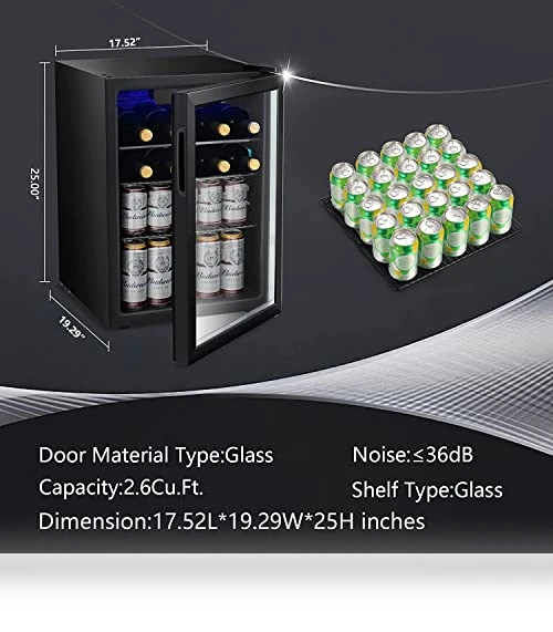 Wine Cooler Cabinet Beverage Refrigerator — Drink Coolers, Antarctic Star