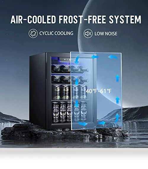 Wine Cooler Cabinet Beverage Refrigerator — Drink Coolers, Antarctic Star