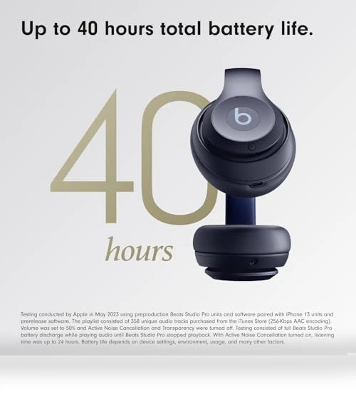 Wireless Bluetooth Noise Cancelling Headphones — Over-Ear Headphones, Beats