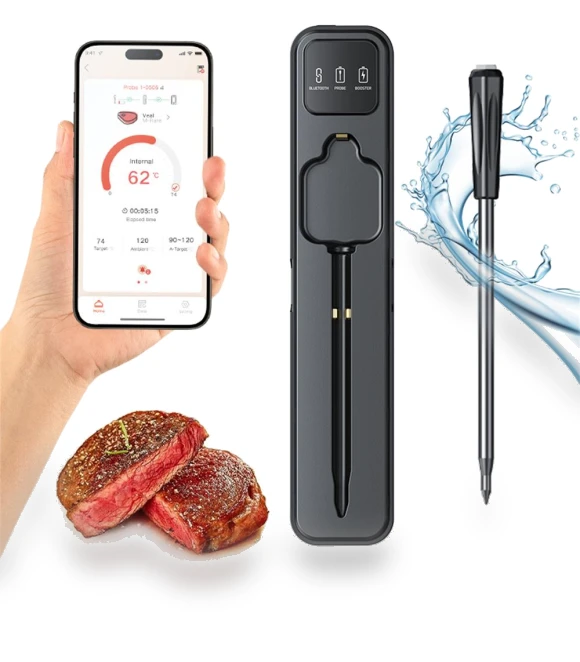 Wireless Smart Meat Thermometer with Bluetooth — Grill Thermometers, Leisure outdoor