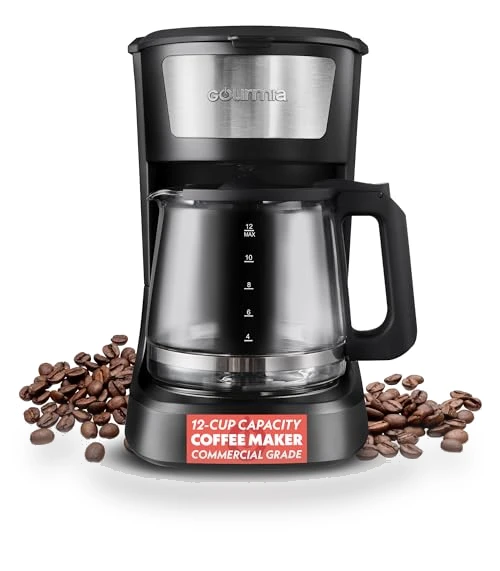 12-Cup One-Touch Drip Coffee Maker — Brewing Excellence, Gourmia