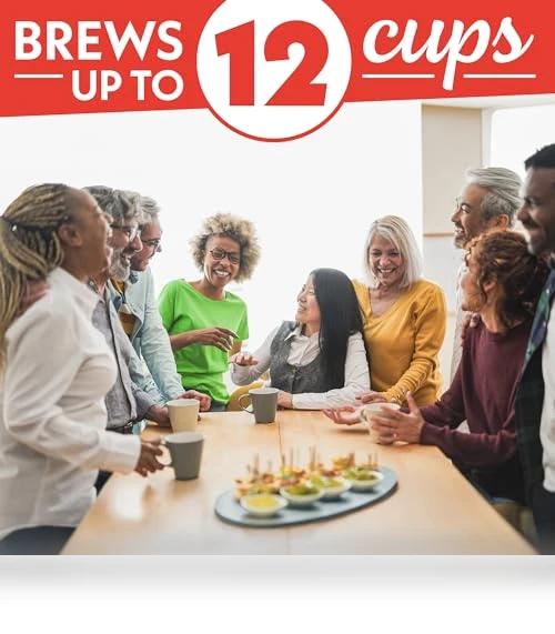 12-Cup One-Touch Drip Coffee Maker — Brewing Excellence, Gourmia