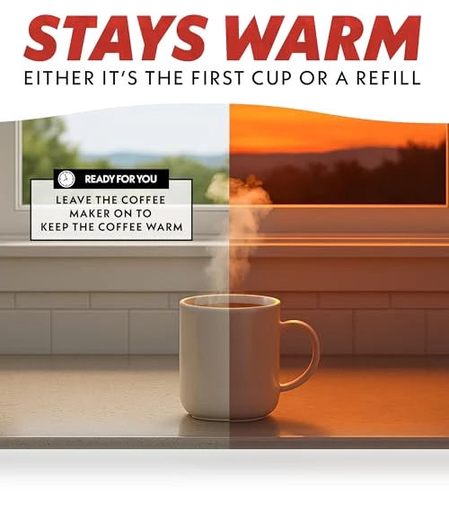 12-Cup One-Touch Drip Coffee Maker — Brewing Excellence, Gourmia