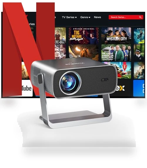 4K Projector with WiFi and Bluetooth — Home Theater Projectors, XuanPad