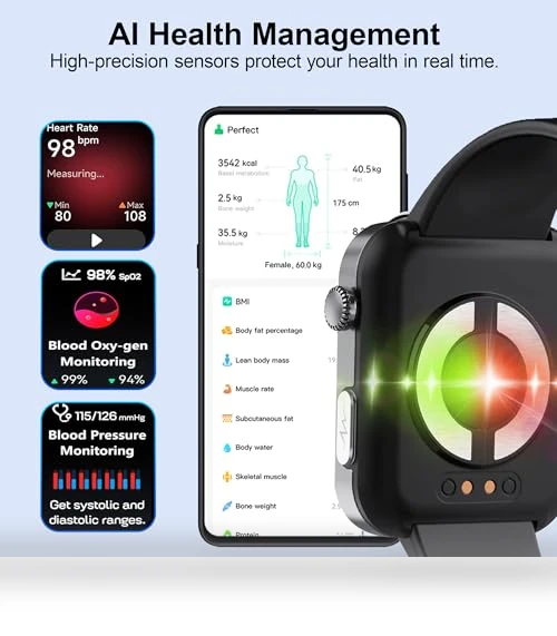 AI Smart Watch with Health Monitoring — Smartwatches, Zonelnnerh