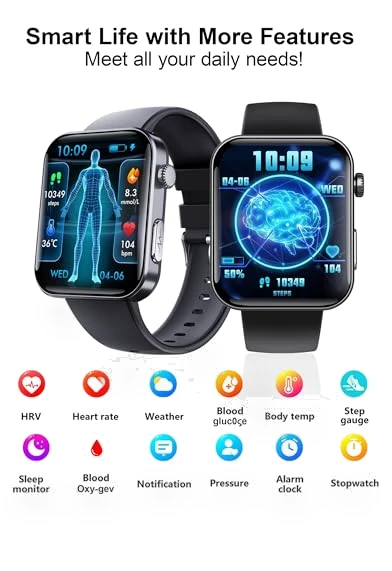 AI Smart Watch with Health Monitoring — Smartwatches, Zonelnnerh